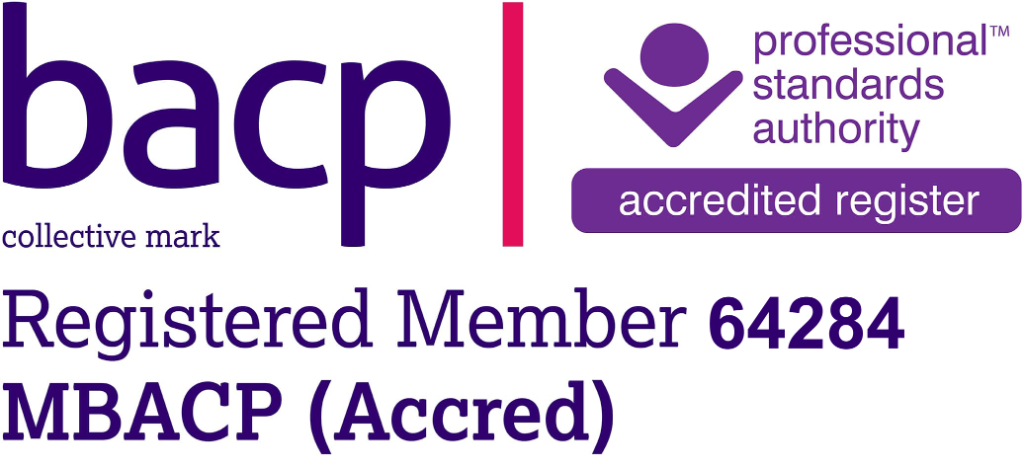 BACP Accredited Register - Registered Member 64284 MBACP (Accred)
